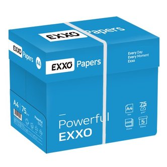  엑소(EXXO) A4 복사용지(A4용지) 75g 2500매 1BOX(2개이상 구매시 5%할인)