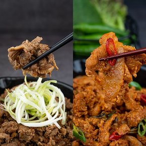 전주 블랙라벨 수제 한돈 갈비맛, 고추장 불고기 300g 4팩/8팩/12팩