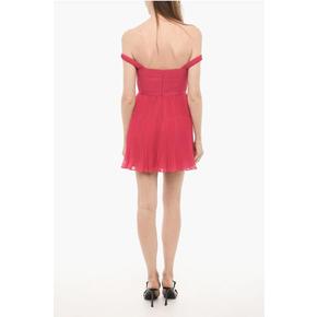 셀프 포트레이트 원피스 PF23 031S R RED CHIFFON Pink