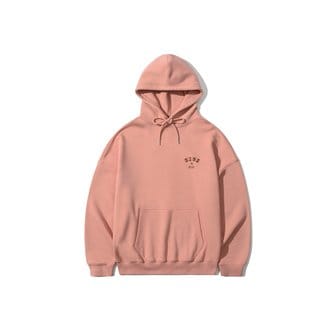 5252 BY O!Oi ROUND LOGO HOODIE [ASH PINK]