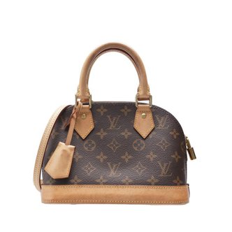 LOUIS VUITTON [중고명품]  베이지 PVC 모노그램 알마 BB 여성 토트백 M53152