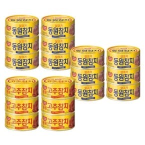 동원 라이트스탠다드 85g 12개 + 고추 85g 6개 대용량 (WC34269)