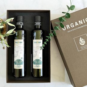 (유기농) 엑스트라 버진 냉압착 올리브오일 500ml 2병 명절 선물세트