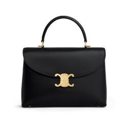 25 SS 셀린느 여성 Medium Nino bag in shiny calfskin black