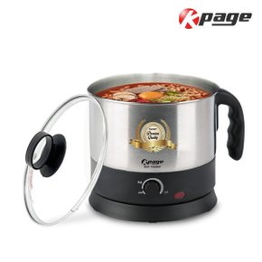 KEP-1500KP 스텐 라면포트 멀티포트 유리뚜껑 1.5L