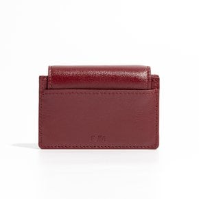 Wave Card Wallet(웨이브 카드지갑)_Burgundy