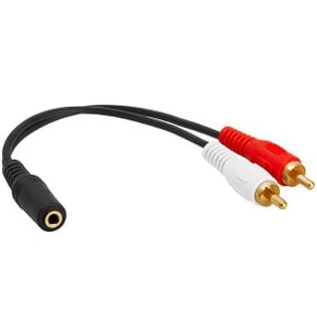 velton SW0021 ST3.5(F)-RCA(M)x2 변환케이블