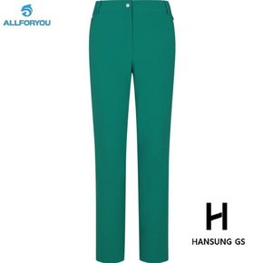 여성 Nylon spandex slim straight pants