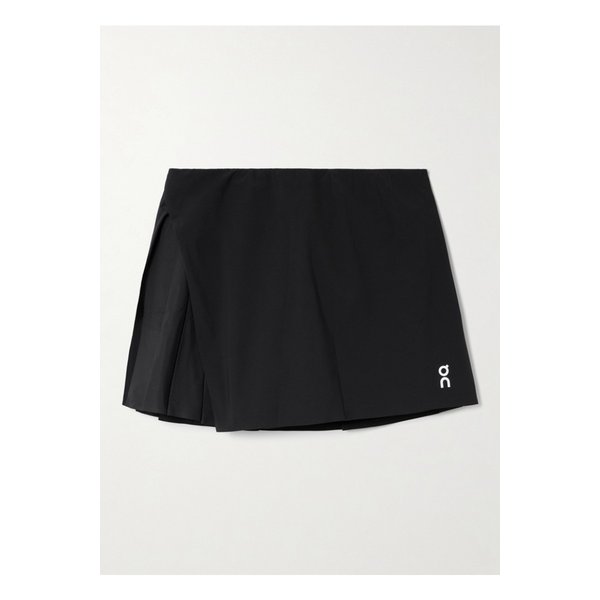 러닝 코트 비대칭 플리츠  테니스 스커트 블랙 46376663162931644
