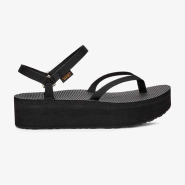 테바 여성용 키높이샌들 플랫폼 슬림 (STVF2514630-BLK)