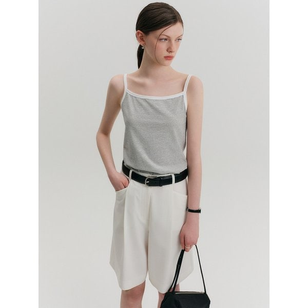 알리사 스트라이프 슬리브리스 탑 / ALYSSA STRIPE SLEEVELESS TOP_2colors