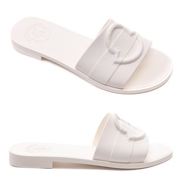 몽클레르 24SS 여성 MON 엠보싱 로고 샌들 (MON 4C00130 M4095 035 24S)