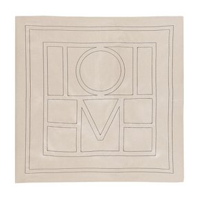 [해외배송] 26 F/W 엠브로이드 모노그램 스카프 TOTEME 실크 베이지 B0732045617