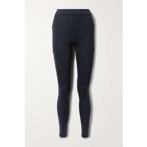 Scuba Printed Tech-jersey Leggings 네이비