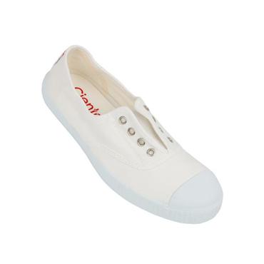 씨엔타 토박스 CIENTA  우먼 잉글레스 푼테라 틴타도 화이트 CTWCE1TSIG11WHT