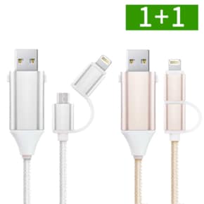 1+1 5핀 8핀 충전케이블 고속충전 데이터전송 OTG케이블