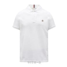 (쇼핑백증정)[MONCLER]로고 패치 반팔셔츠 8A000 14 84556 WHITE