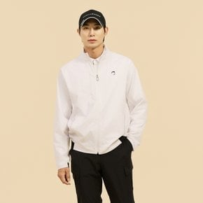 남성 테크니컬 하이넥 바람막이 자켓 화이트 CHE1MJK1102WH
