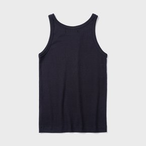 [10% 할인가 판매] Round Rib Sleeveless (Charcoal)