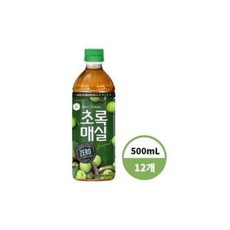  웅진 초록매실 제로 500ml 12개