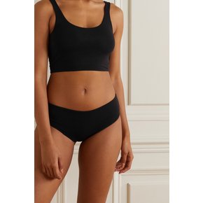 + Net Sustain Aja Set Of Two Stretch Organic Pima Cotton-jersey Briefs 블랙