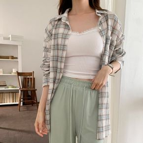 듈리 레이스 패드 크롭 나시  3color _P368514131