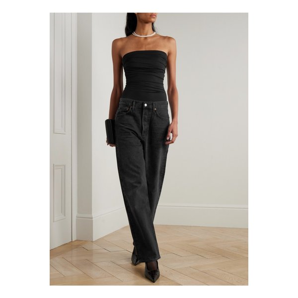 90s 미드라이즈 스트레이트 진 블랙 46376663162898696