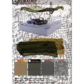 BFAC35022 1/35 Camouflage net- Snow