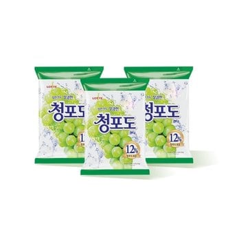 롯데제과 청포도 캔디 323g x 3개/ 간식 사탕