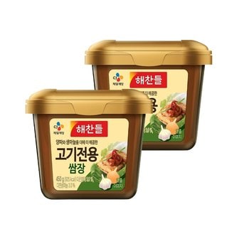  해찬들 고기전용 쌈장 450g x2개