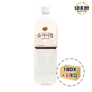 제이큐 조미료 동서식품 리치스 슈가시럽 1.5L  1BOX(6개입)