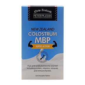 피터앤존 콜로스트럼 MBP 엠비피 초유 단백질 Colostrum MBP 120정