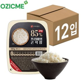 곤약 85% 프리미엄곤약밥 150gx12개입 1박스 80kcal 밥맛 그대로 한끼 대신곤약