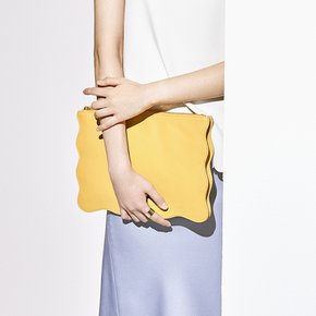 [LWL] RUFFLE CLUTCH(러플 클러치) Yellow