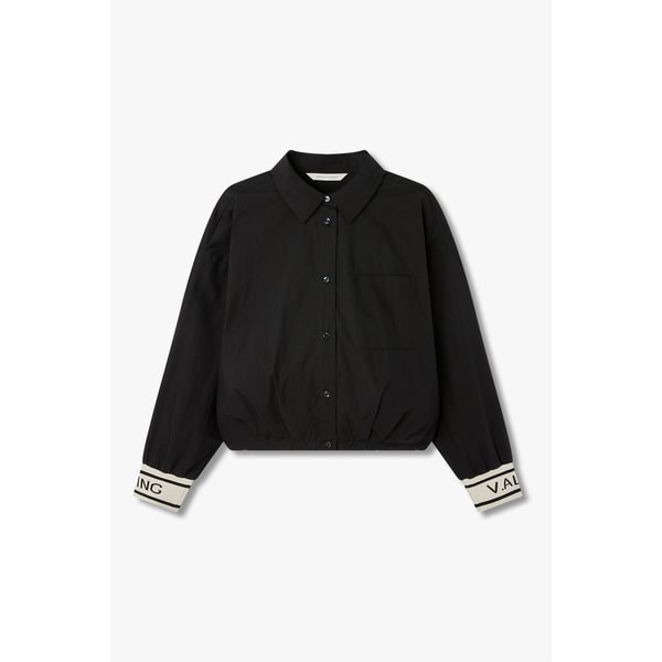 [파주점] 니트 자카드 디테일 스트링 블라우스 7126160800