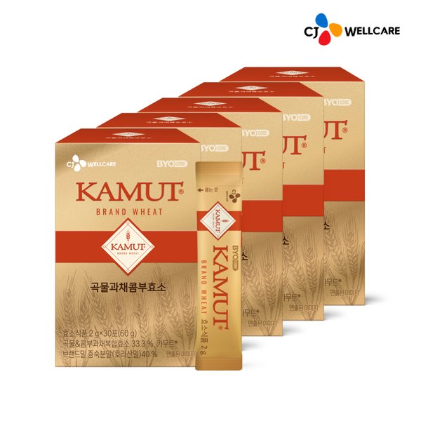 바이오코어 효소 카무트 곡물콤부효소 30포 x 5개