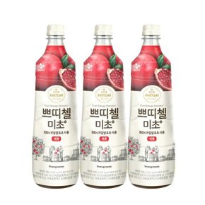 쁘띠첼 미초 석류 900ml x3개