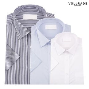 폴라츠VOLLRADS S S 반소매 남성 일반핏 솔리드 체크셔츠 택일WMS841_P322331065