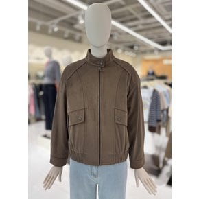 [부산점] [씨씨콜렉트] 차이나카라 집업 스웨이드 자켓 (E254PSF156)