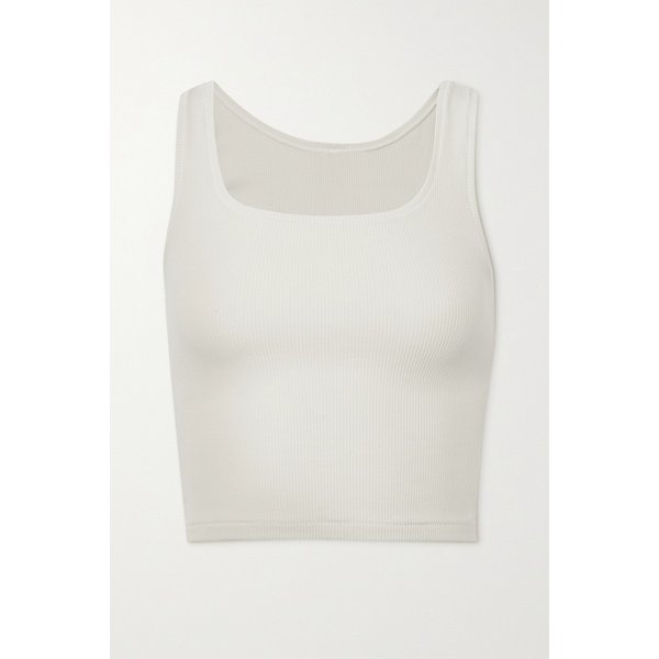 스킴스 골지 코튼 혼방 저지 탱크 수트 오프 화이트 1647597338573216