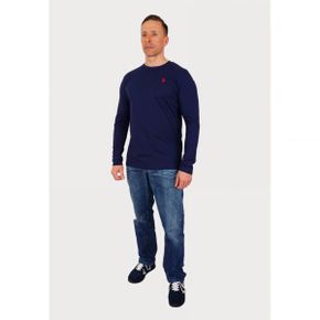 4015009 U.S. Polo Assn. LONGSLEEVE MIT RUNDHALSAUSSCHNITT R-NECK - Long sleeved top dunkel