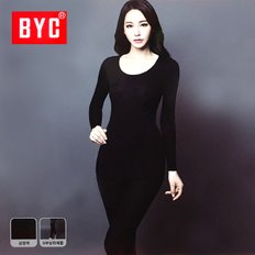 BYC빅사이즈보디히트U넥9부여상하내복1세트[BYQ0395]