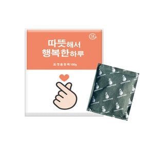 해피원 포켓 핫팩 100g 30개 손난로 휴대용 캠핑 군용 방한 보온대 등산 낚시