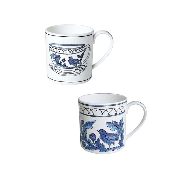 블루버드 머그 콤비 세트