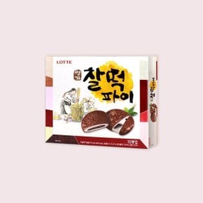 롯데제과 명가 찰떡파이 350g / 찰떡초코