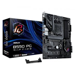 ASRock B550 PG Riptide AMD Ryzen 5000 CPU ( Soket AM4 ) B550 ATX 마더보드 시리즈 대응