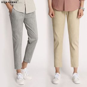 여름 베이직 린넨 9부 밴딩팬츠_P322084214
