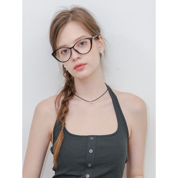 DD_Minimal ribbon necklace_SILVER