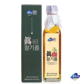 [명절 후 배송] [영월농협] 동강마루 국내산 진참기름300ml(1병)