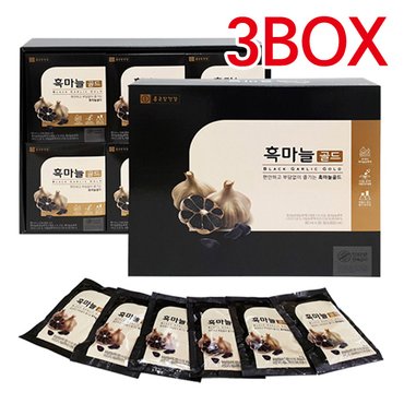  종근당 흑마늘골드 80ml*60포 3박스(+쇼핑백) /국내산마늘